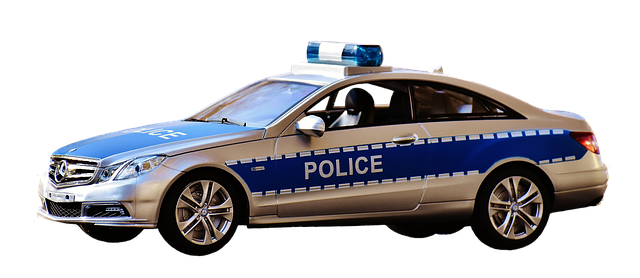 Model policejního autíčka.