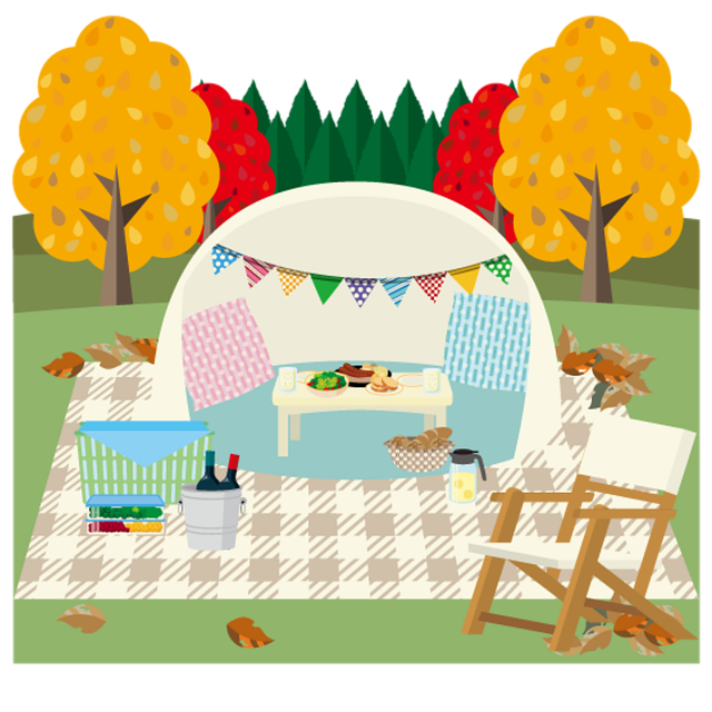 Měla jsem půjčený párty stan. 